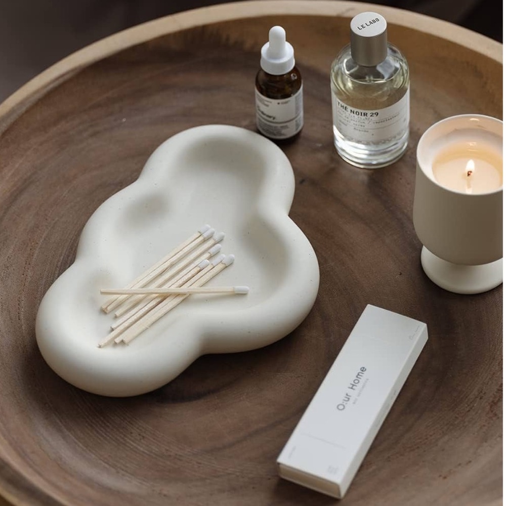 Chubby Jewelry Tray, Cute Cloud Trinket Dish - Picture 3 of 7